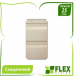 Фасадный виниловый сайдинг FLEX Сандал шт.
