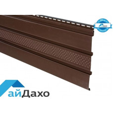 Софит Айдахо коричневая перфорированная 3,0м, 0,90м2