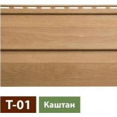 Фасадный виниловый сайдинг KARELIA Каштан шт.