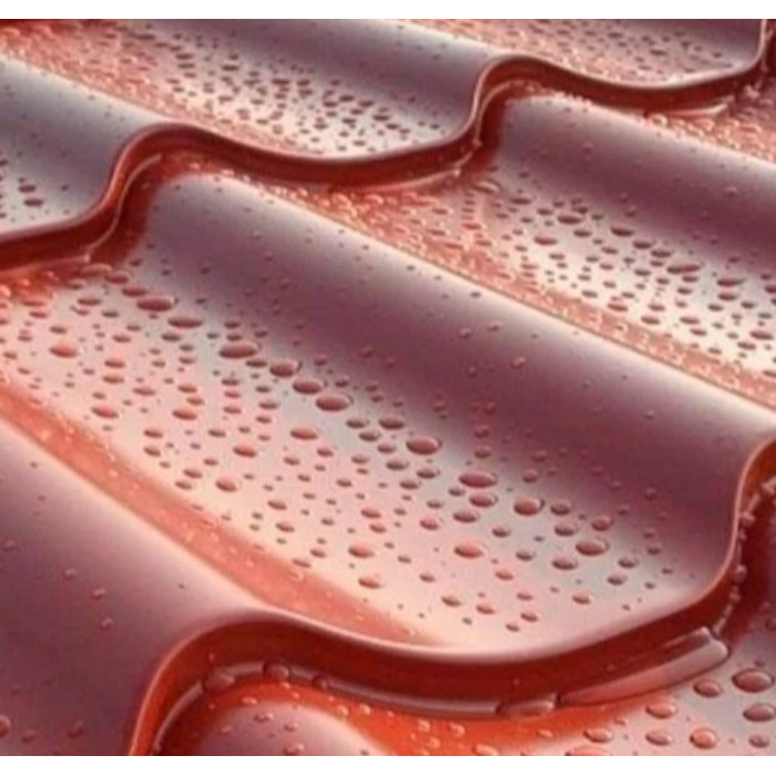 Металлочерепица Монтерей 3D Вudservis коричневый кв.м