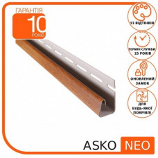 Планка J-trim ASKO NEO под дерево Золотой дуб