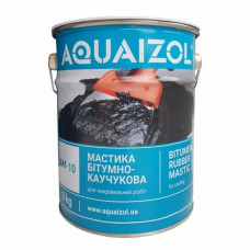 Мастика для битумной черепицы битумно-каучуковая АМ-10 Aquaizol (Акваизол) 3 кг