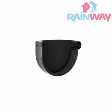 Заглушка желоба правая RAINWAY 90 система Графитовая