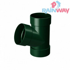 Трійник для труби RAINWAY 90 система Зелений