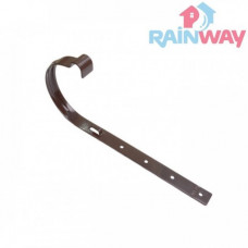 Кронштейн (держатель) желоба стальной RAINWAY 90 система Коричневый
