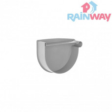 Заглушка воронки правая RAINWAY 90 система Серая