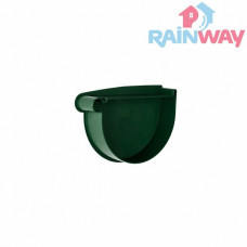 Заглушка лейки левая RAINWAY 90 система Зеленая