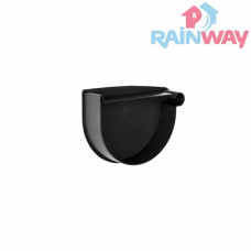 Заглушка воронки правая RAINWAY 90 система Графитовая