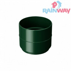 З'єднувач (муфта) труби RAINWAY 90 система Зелений