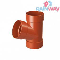 Трійник для труби RAINWAY 90 система Цегляний
