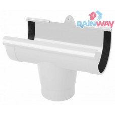 Воронка (ливнеприемник) желоба RAINWAY 130 система Белая 