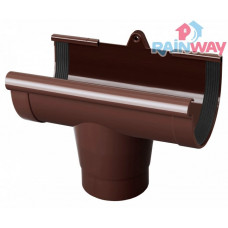 Воронка (зливоприймач) ринви RAINWAY 130 система Коричнева 