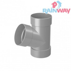 Тройник для трубы RAINWAY 130 серый