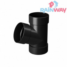 Тройник для трубы RAINWAY 130 система Графитовый