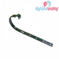 Кронштейн (держатель) желоба стальной RAINWAY 130 система Зеленый