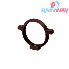 Кронштейн (хомут) для водосточной трубы RAINWAY 130 система Коричневый