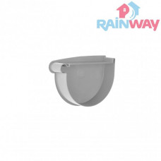 Заглушка лейки левая RAINWAY 130 система Серая