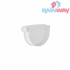 Заглушка лейки левая RAINWAY 130 система Белая