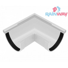 Угол желоба наружный 90 градусов RAINWAY 130 система Белый