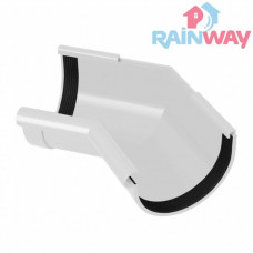Кут ринви внутрішній 135 градусів RAINWAY 130 система Білий