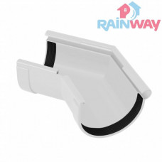 Кут ринви зовнішній 135 градусів RAINWAY 130 система Білий