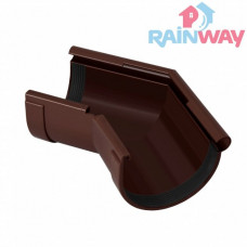 Кут ринви зовнішній 135 градусів RAINWAY 130 система Коричневий