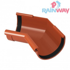 Кут ринви внутрішній 135 градусів RAINWAY 130 система Цегляний