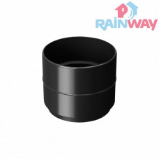 Соединитель (муфта) трубы RAINWAY 130 система Графитовый