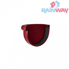 Заглушка желоба левая RAINWAY 130 система Красная