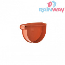 Заглушка лейки левая RAINWAY 130 система Кирпичная