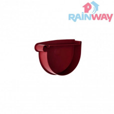 Заглушка лейки левая RAINWAY 130 система Красная