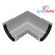 Кут ринви внутрішній 90 градусів RAINWAY 130 система Сірий