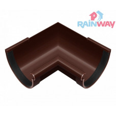 Кут ринви внутрішній 90 градусів RAINWAY 130 система Коричневий