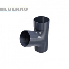 Трійник для труби REGENAU 125 система Графітовий