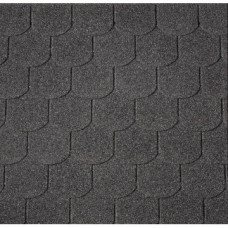 Битумная черепица Superglass Biber (01) Black  кв.м
