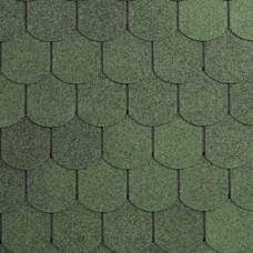 Битумная черепица Superglass Biber (03) Amazon Green  кв.м