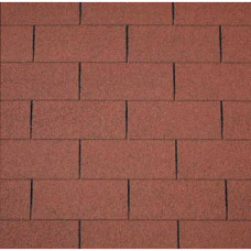 Битумная черепица Superglass 3T (10) Tile Red кв.м